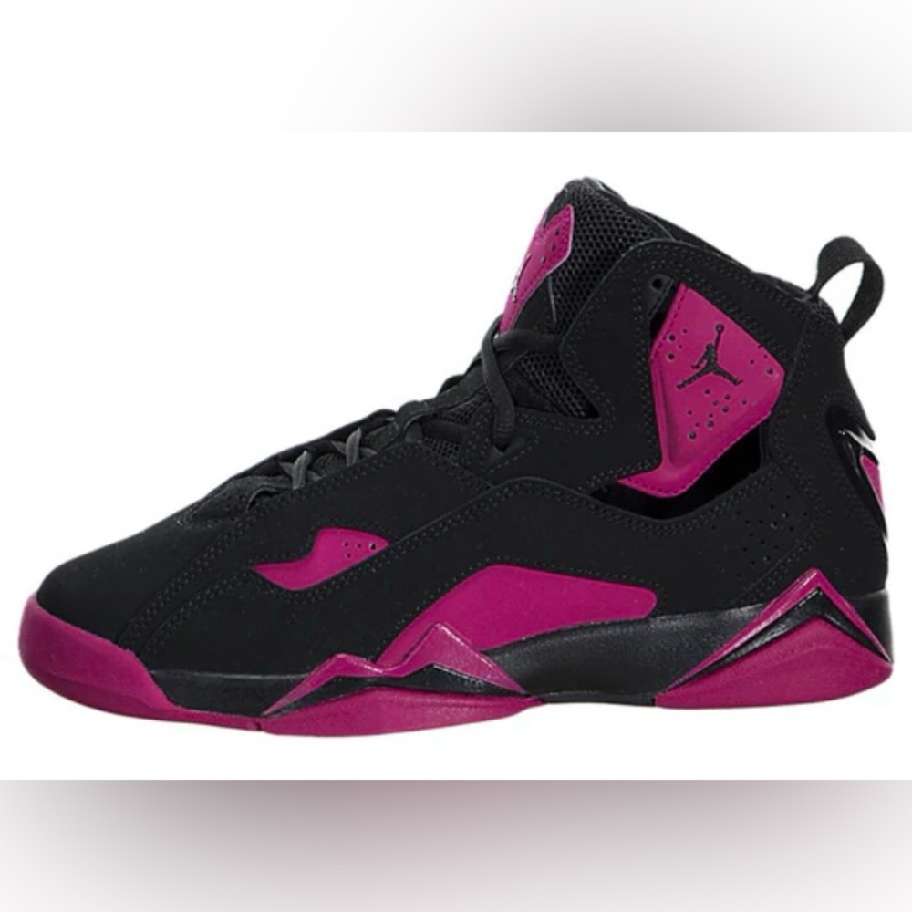 Jordan True Flight GG Black Sport Fuchsia NIB - Picture 2 of 9